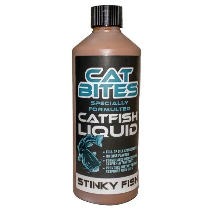 Bait-Tech Cat Bites Stinky Fish Catfish Liquid Attractor - Catfishing Bait