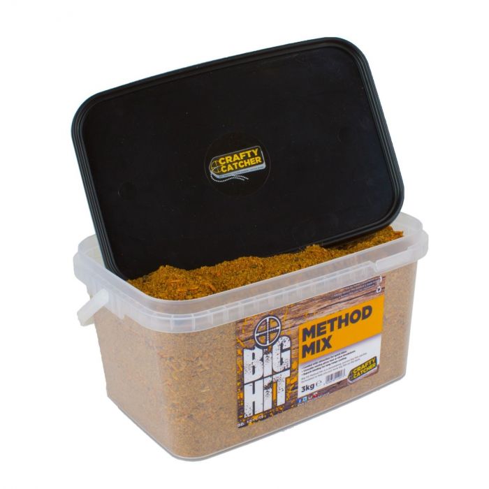 Crafty Catcher Big Hit 3kg Bait Buckets - Pellet Mix, Method Mix, Bag and Boat Mix