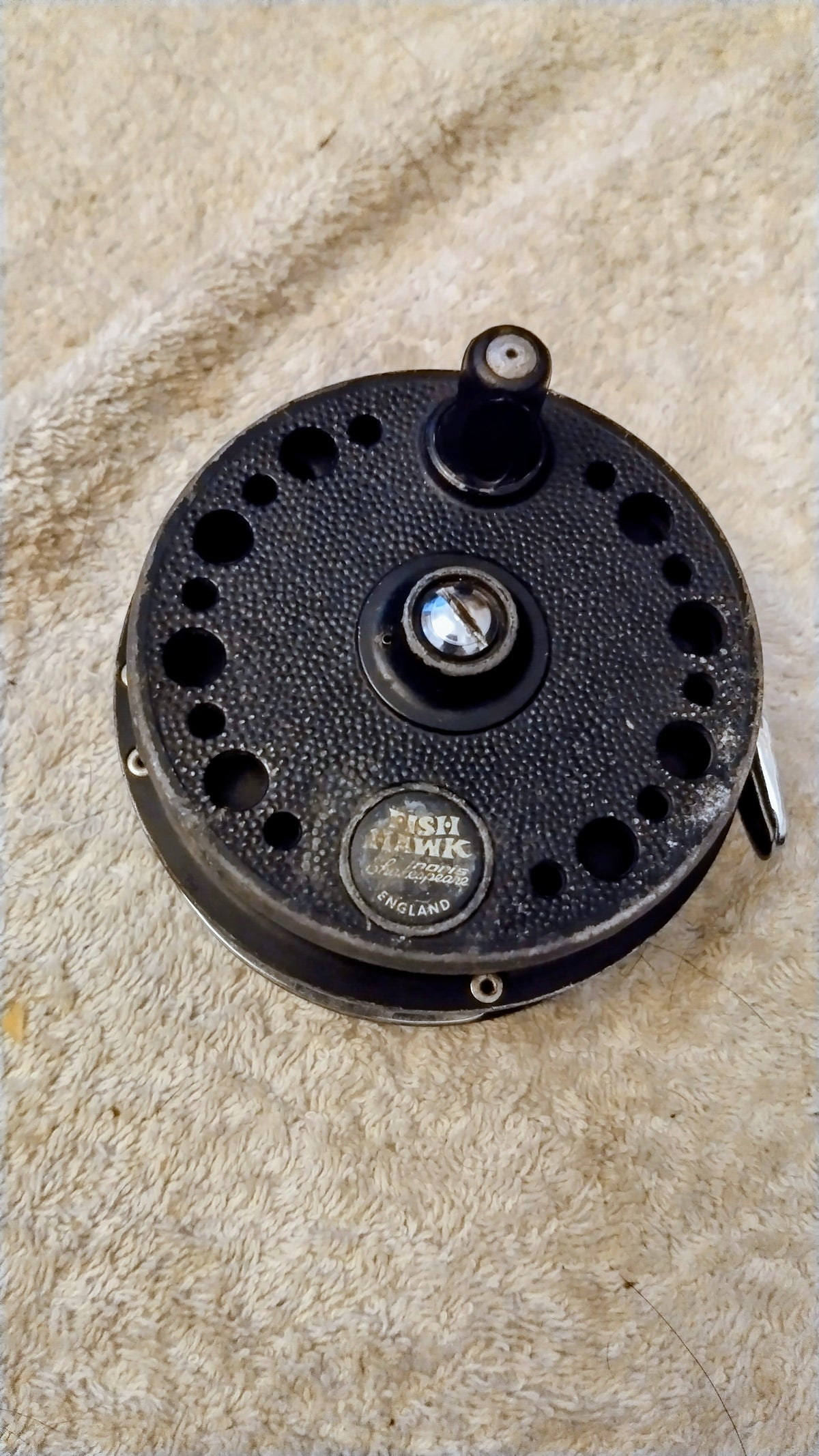 RARE Noris Shakespeare Fish Hawk Vintage Trout Fly Fishing Reel British