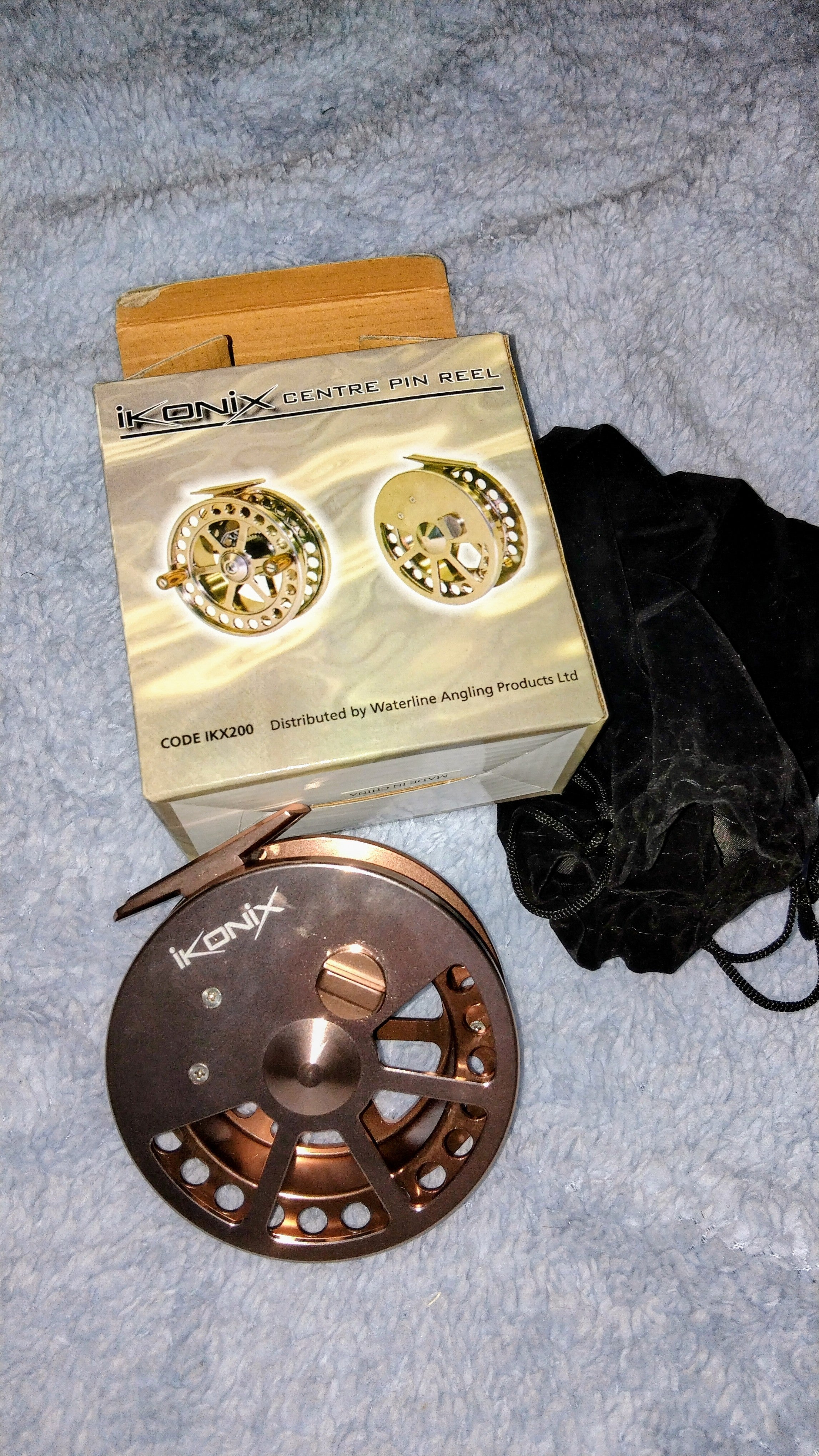 Ikonix 4.25” Centrepin Fishing Reel | Smooth River Trotting Reel