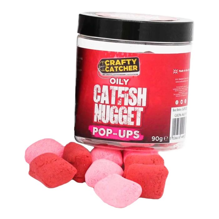 Crafty Catcher Catfish Nuggets 20mm Pink & Red Pop ups 90g