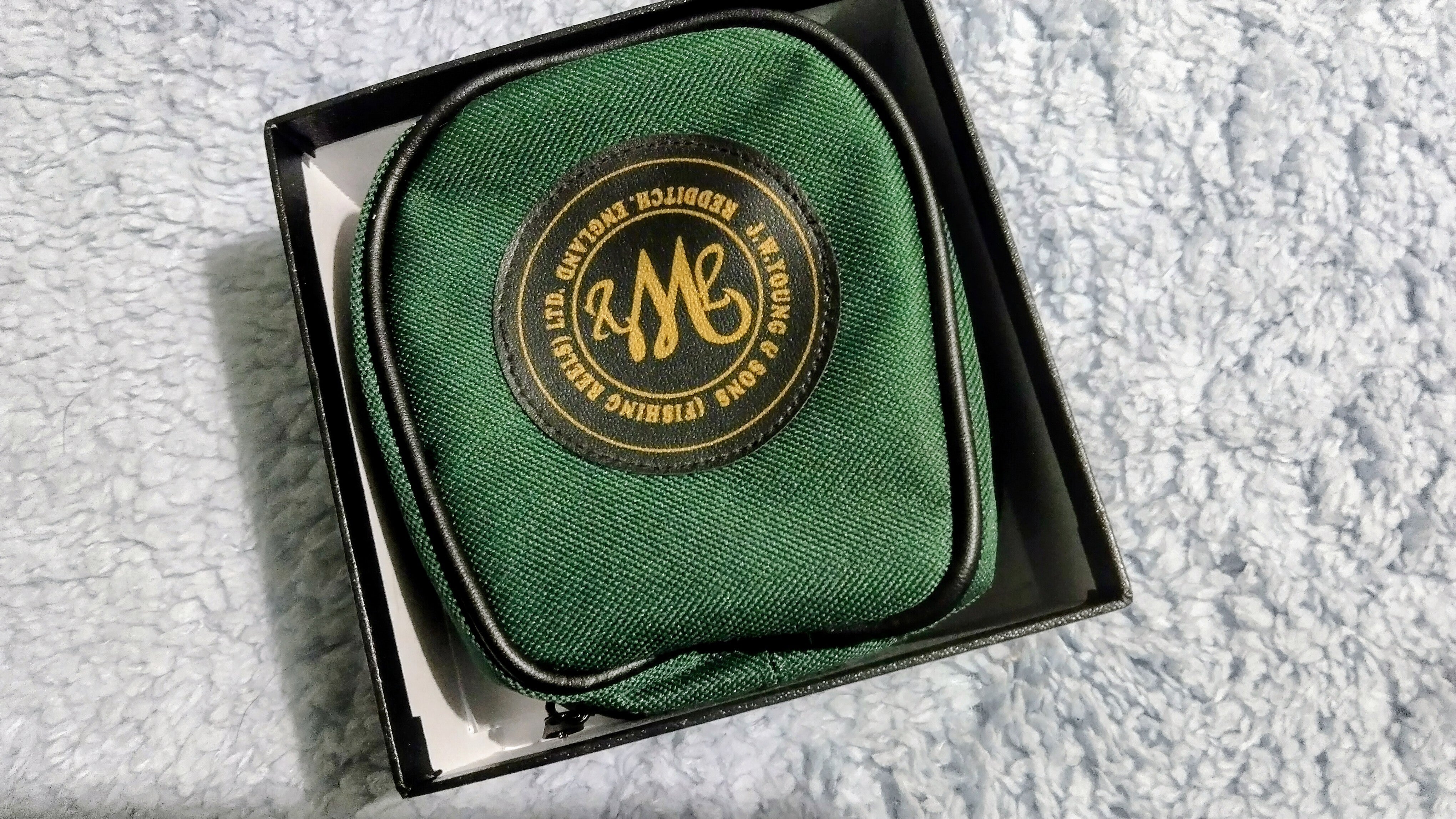 J W Young Purist II 2041 CL Centrepin Reel - As New - Bronze 4.5" Fishing Reel