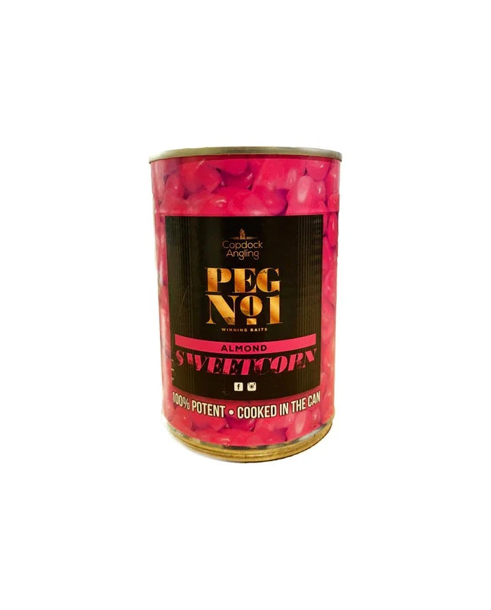 Peg No1 Scopex Sweetcorn 400g Tin - Carp & Coarse Fishing Bait - Hook & Feed