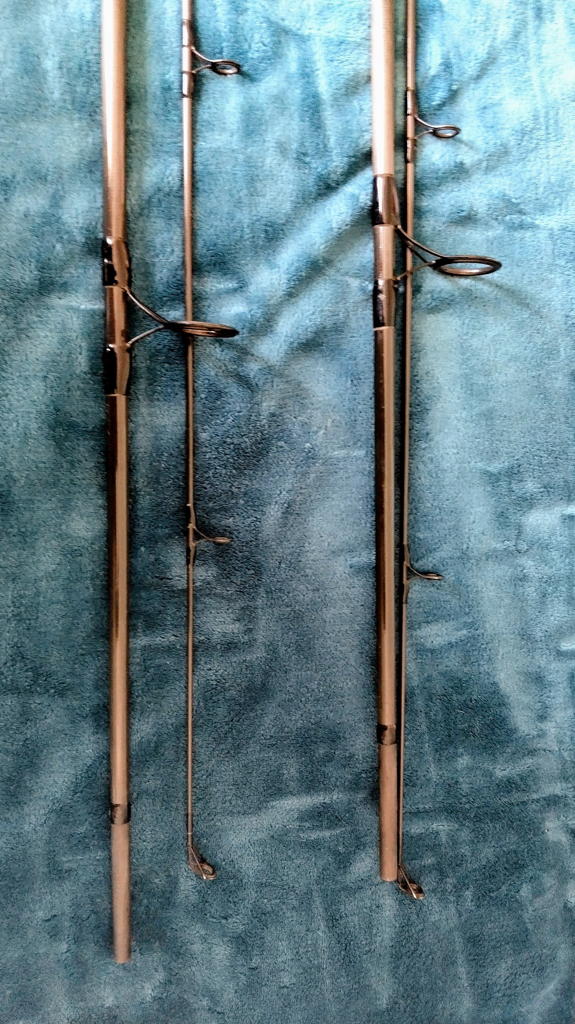 Pair / Fox Rangemaster 12ft Carp Rods - 2.75lb Test Curve - Carbon Carp Fishing
