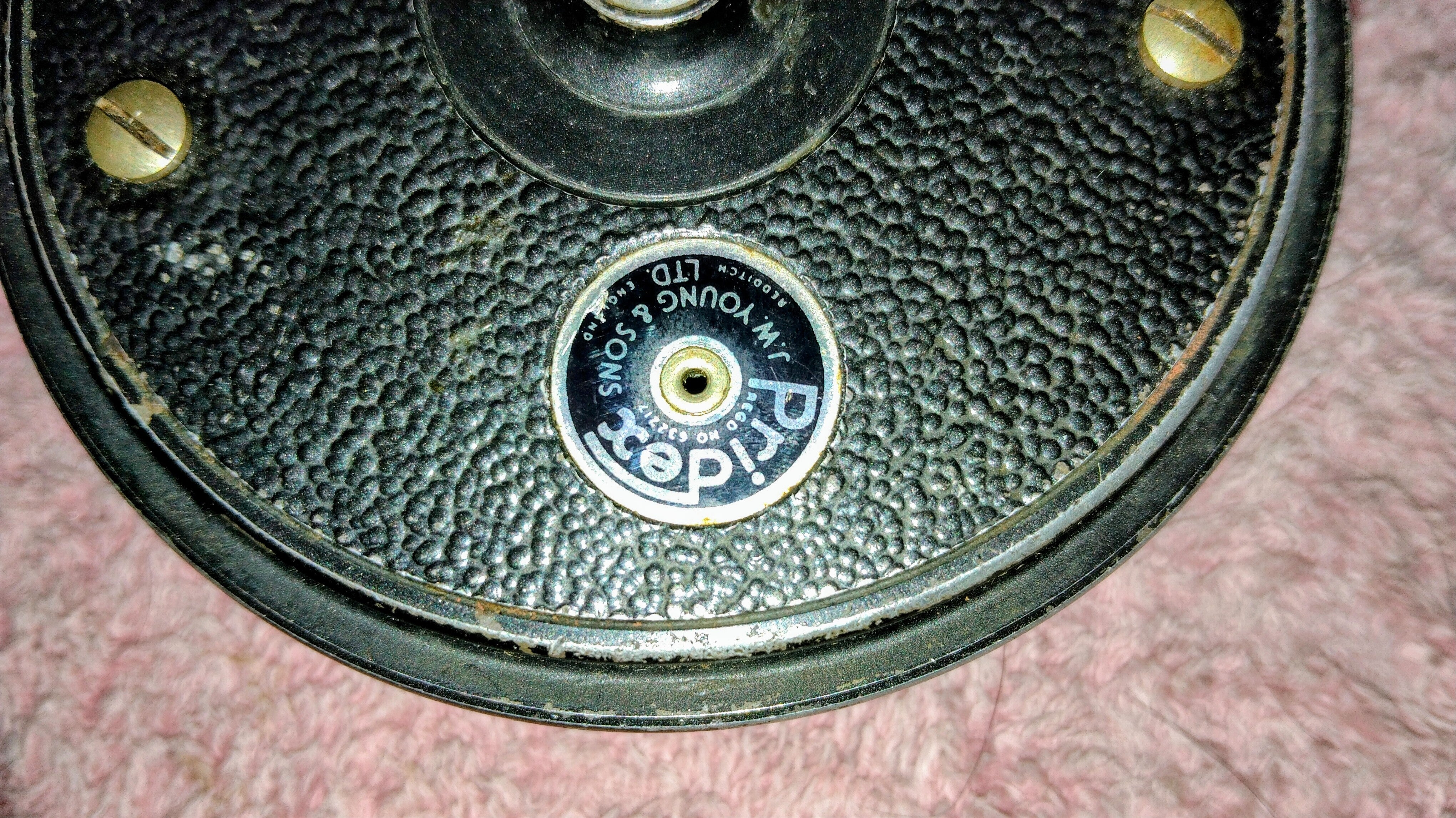 JW Young Pridex Fly Fishing Reel - Vintage British Made Alloy Reel - Working