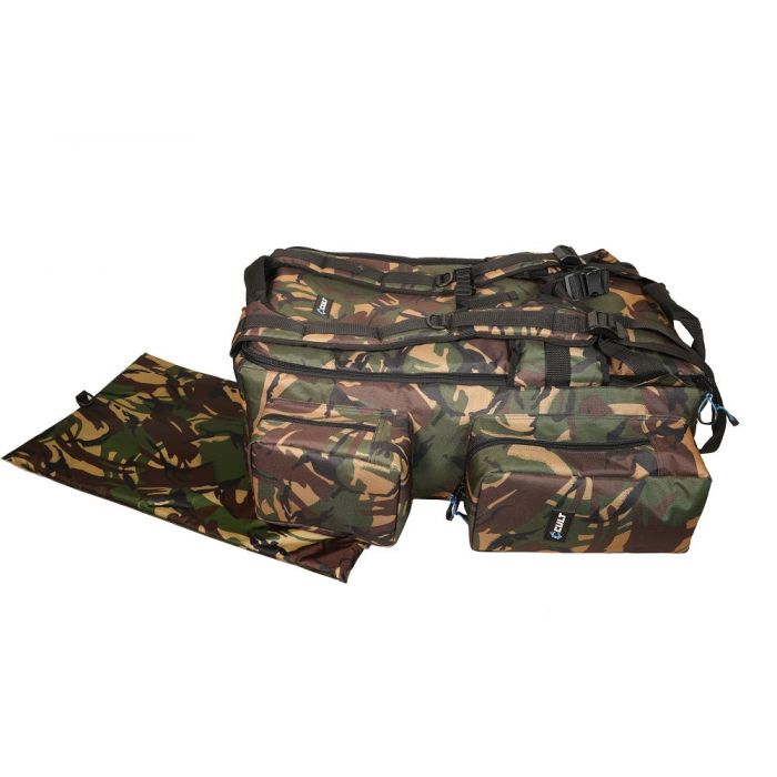 Cult Tackle DPM Deluxe Boat Ruckall - Large Bait Boat Carryall Rucksack Camo