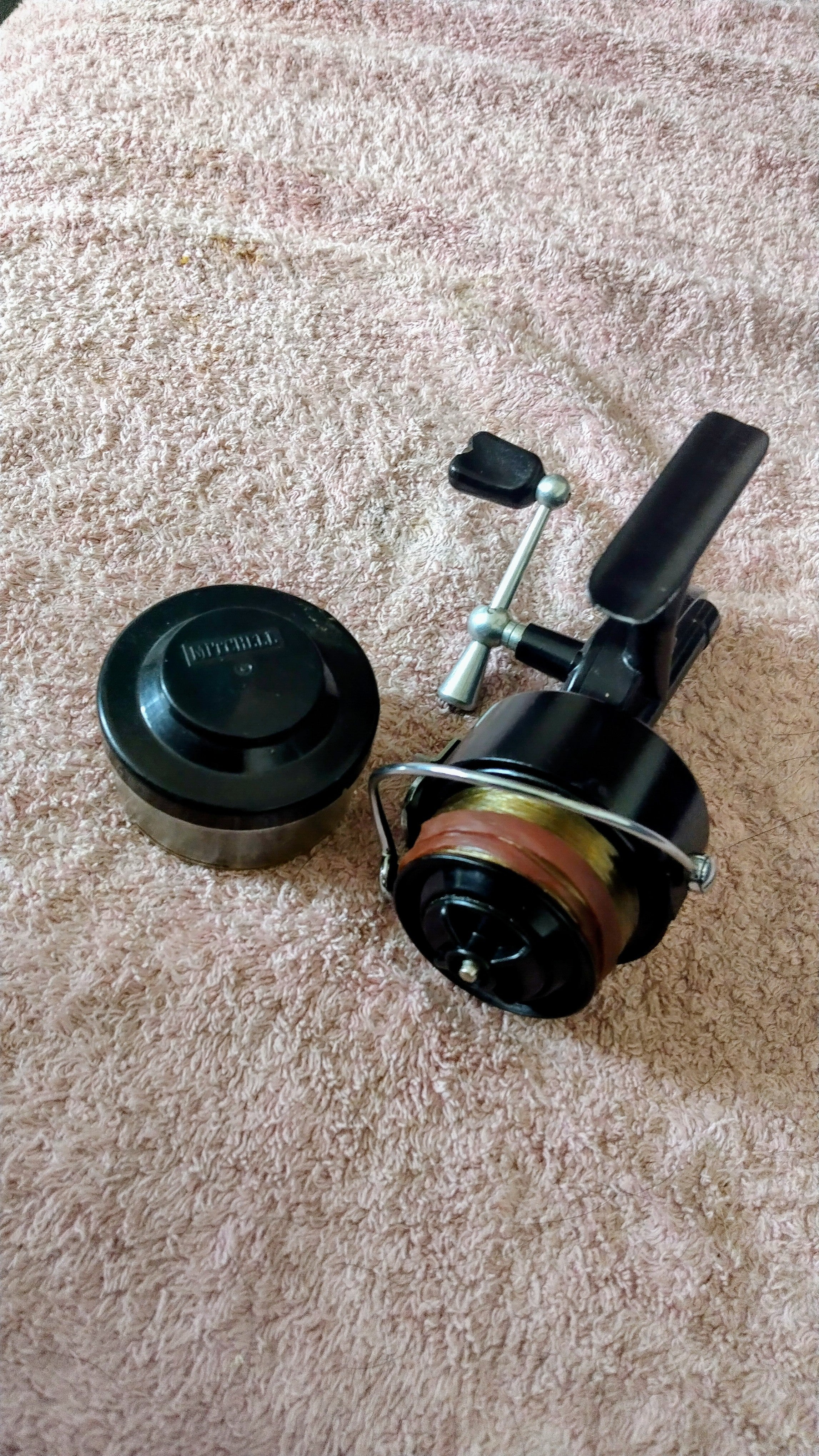 Vintage Mitchell 301 Reel Right Hand Wind Fixed Spool Fishing + Spare Spool