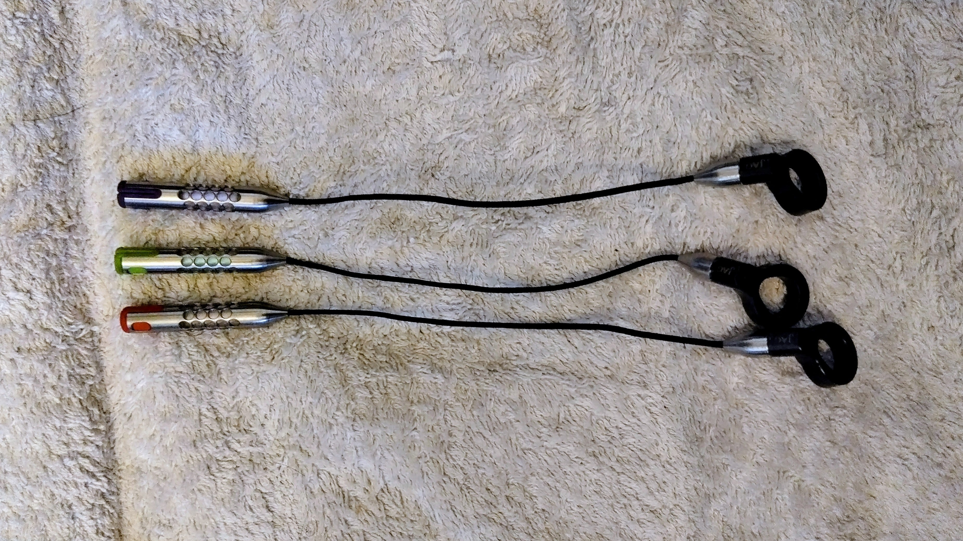 JAG Safe Line Indicator Set of 3 Bobbin Hangers Carp Fishing Tackle Accessories