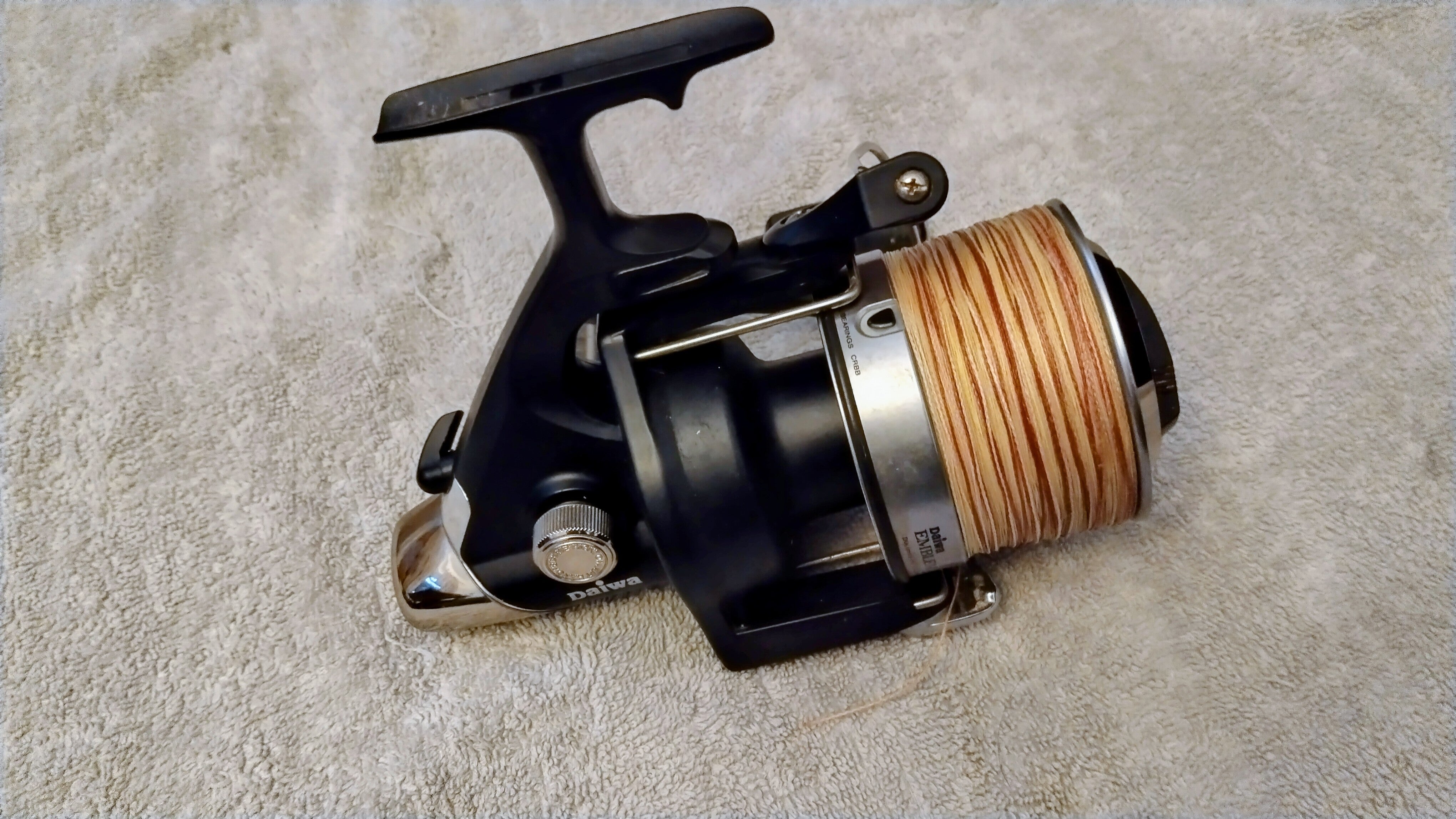 Daiwa Emblem Spod Big Pit Reel + Braid Line - Used Carp Fishing Spod / Marker