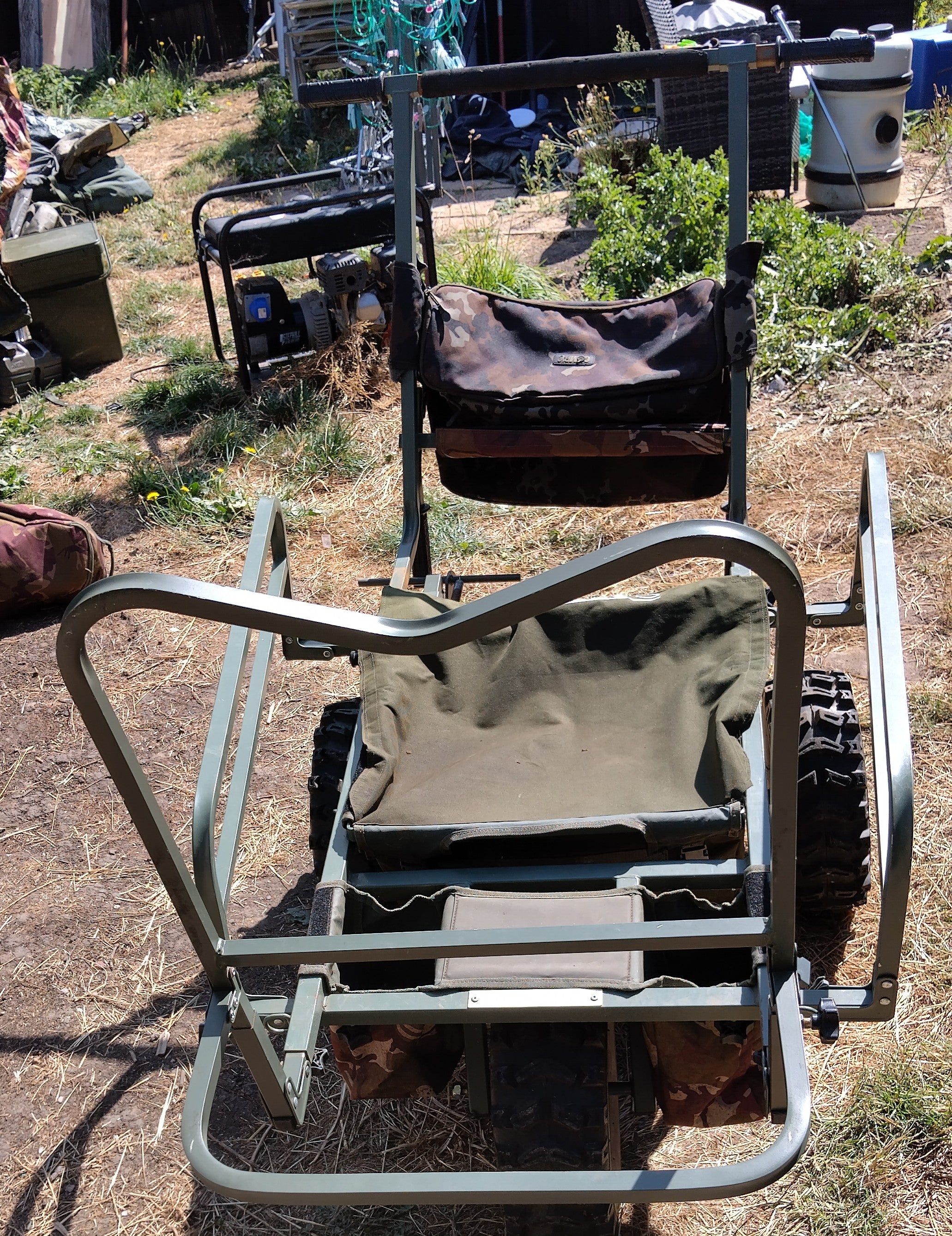 Carp Porter Big Boy TriPorter 3 Wheel Fishing Barrow Carp Tackle + Bags Cover