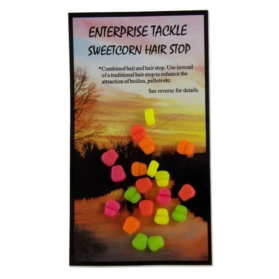 Enterprise Tackle Mini Sweetcorn Hair Stops - Mixed Colours