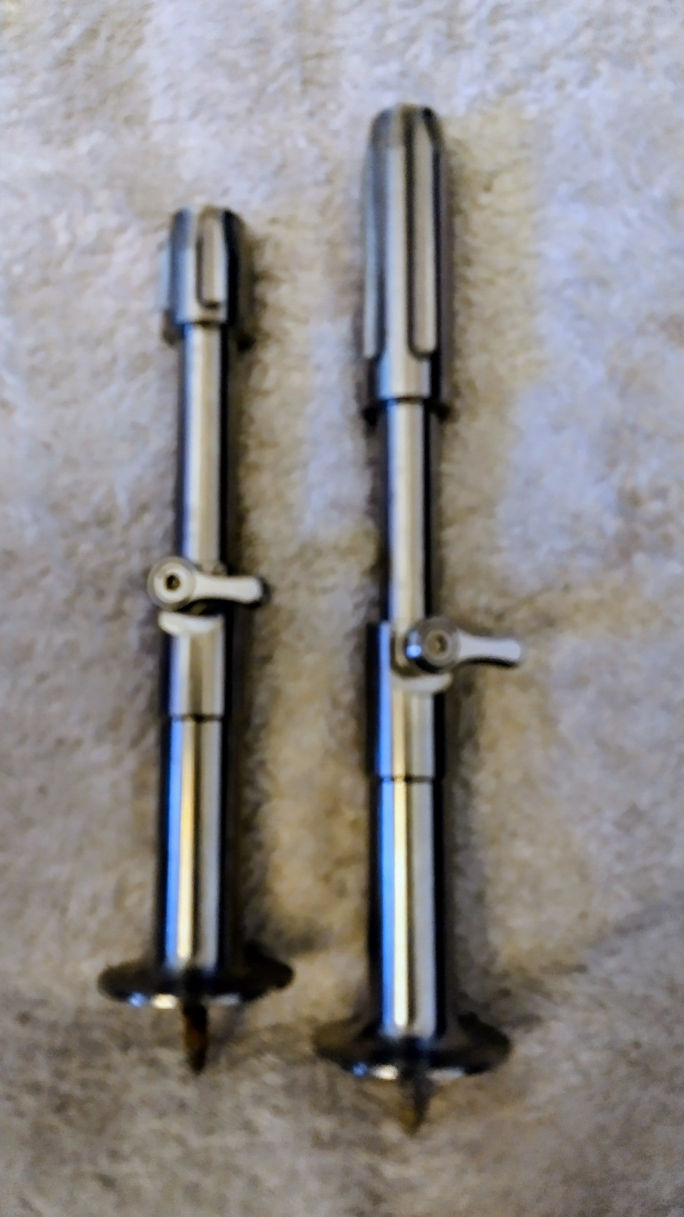 JAG Stage Bites Pair Front Rear Bankstick Holder Carp Fishing Tackle Used