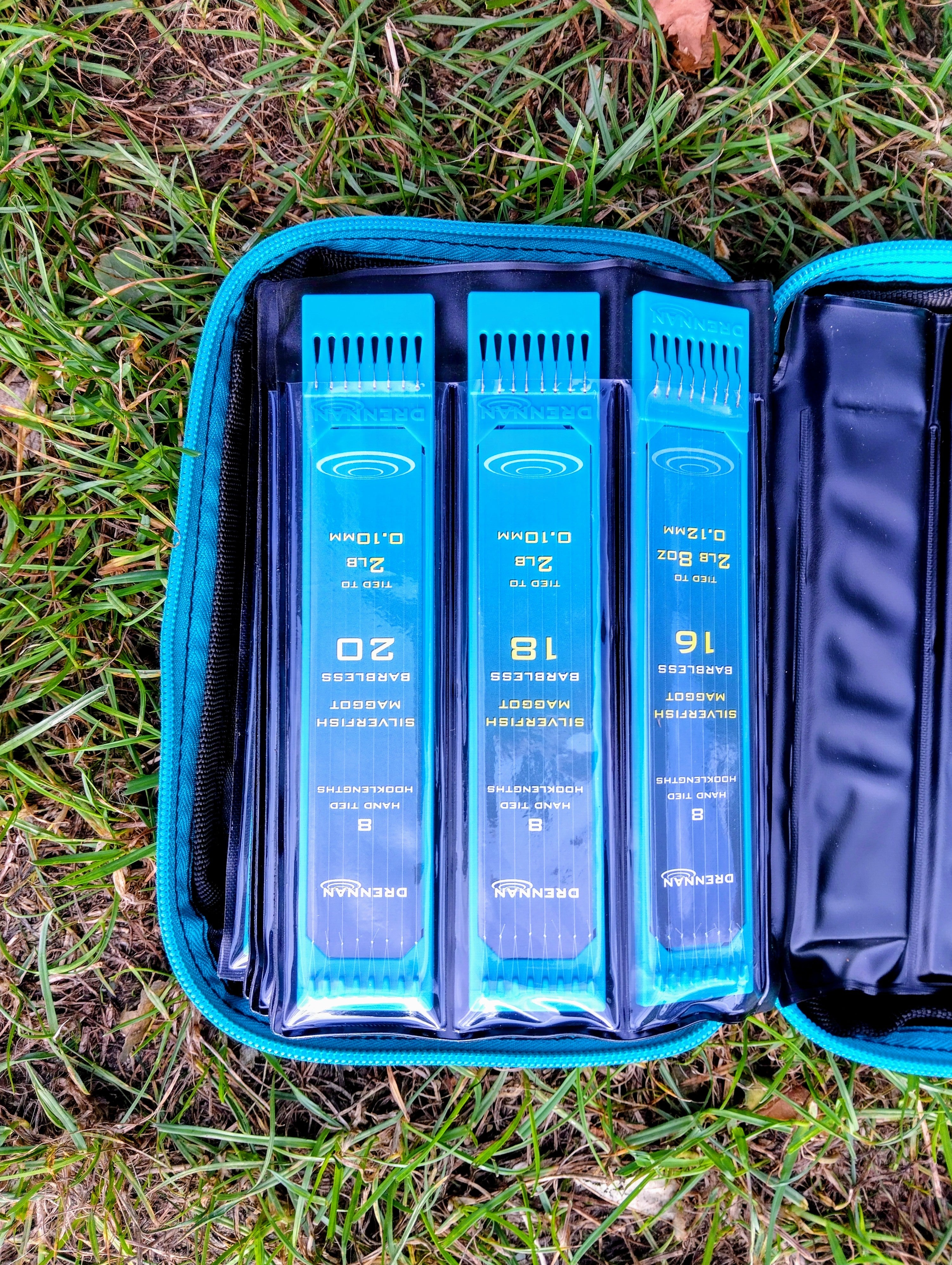 Drennan Hook Book Hooklink Plate System | Loaded with 200 Drennan Hook Book with 200 Fishing Rigs | Tackle Storage
