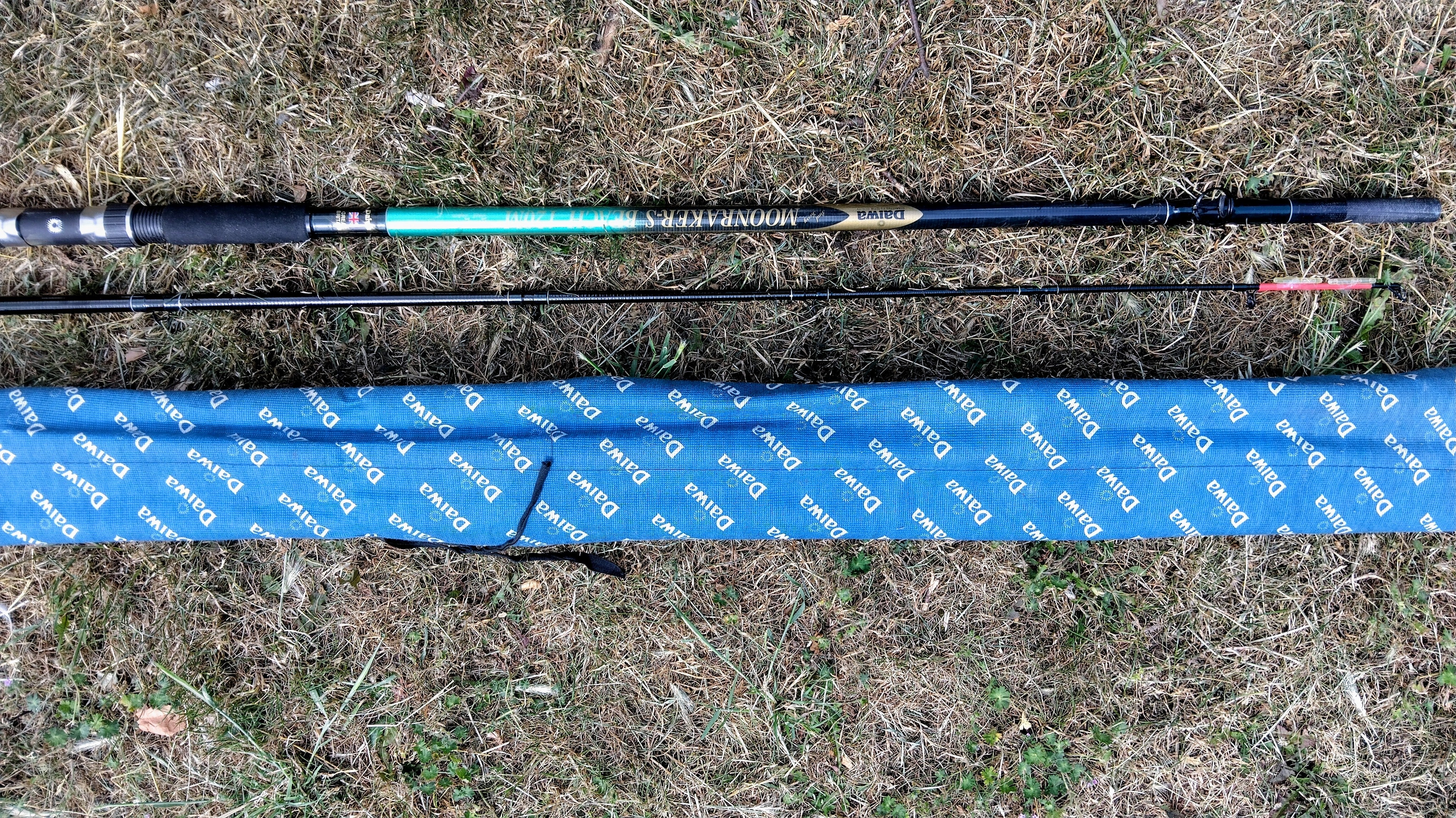 Vintage Daiwa Paul Kerry Moonraker-S 120M Sea Fishing Rod (Model MR-SS120M) – Complete with Original Cloth Bag