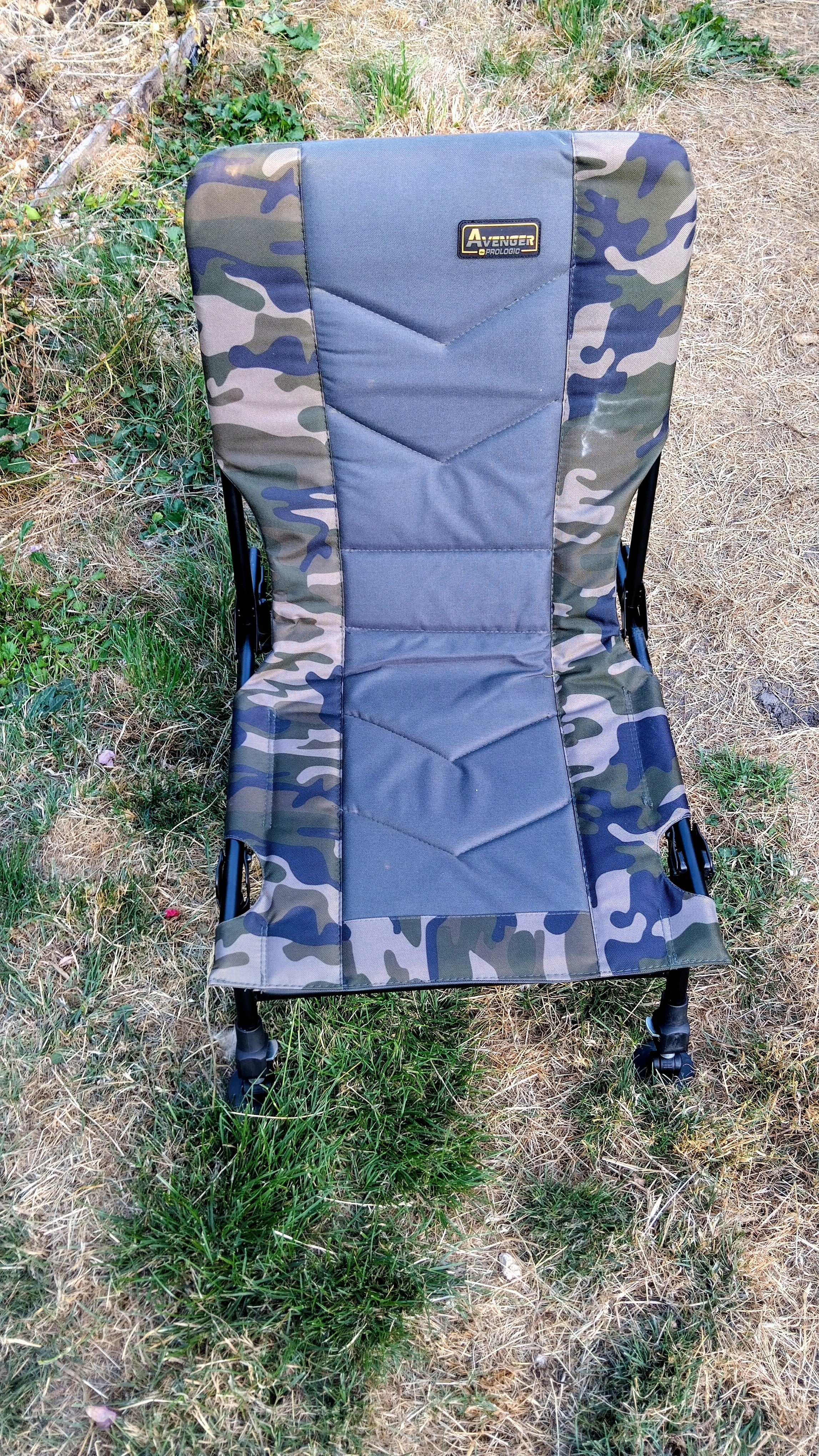 Prologic Avenger Fishing Chair - Padded Carp & Coarse Armchair Adjustable Legs