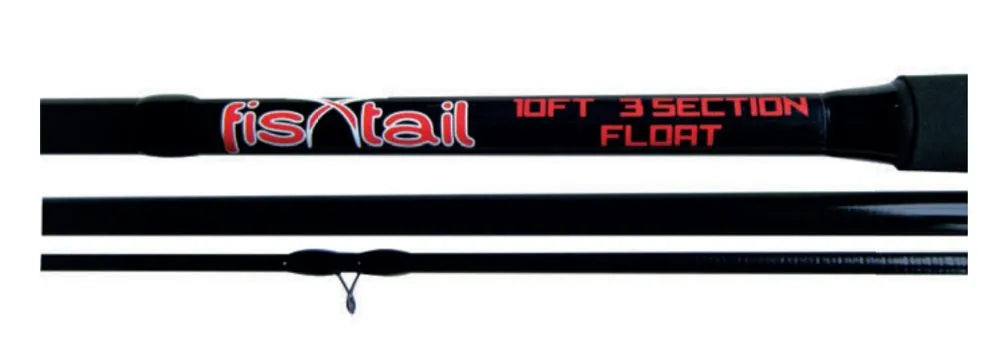 Fishtail 10ft Float Rod 3 Piece | Lined Guides & Screw Reel Seat | Waggler Fishing