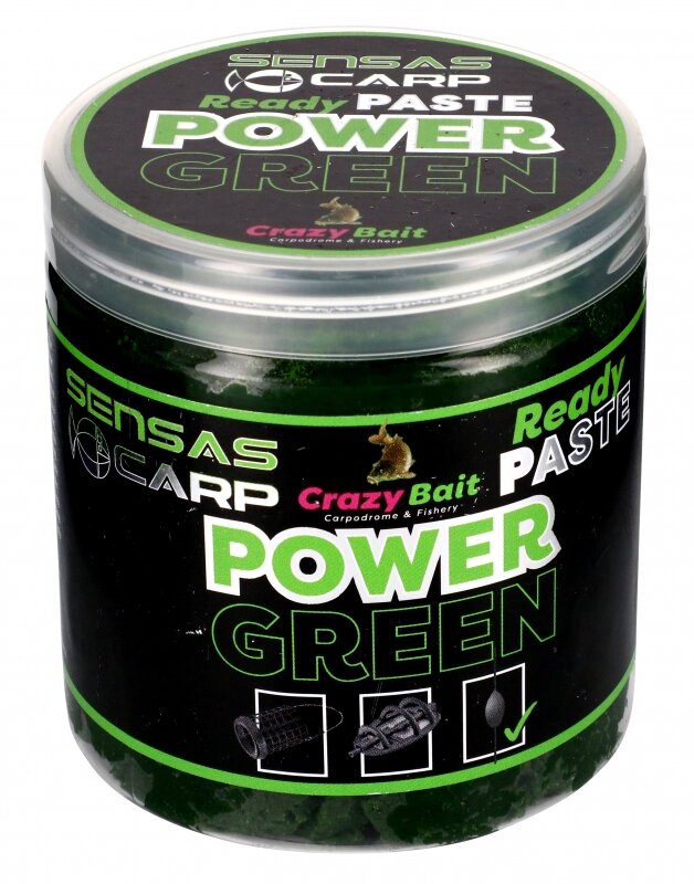 Sensas Power Ready Paste - Bread, Sweet Magic, Power Green