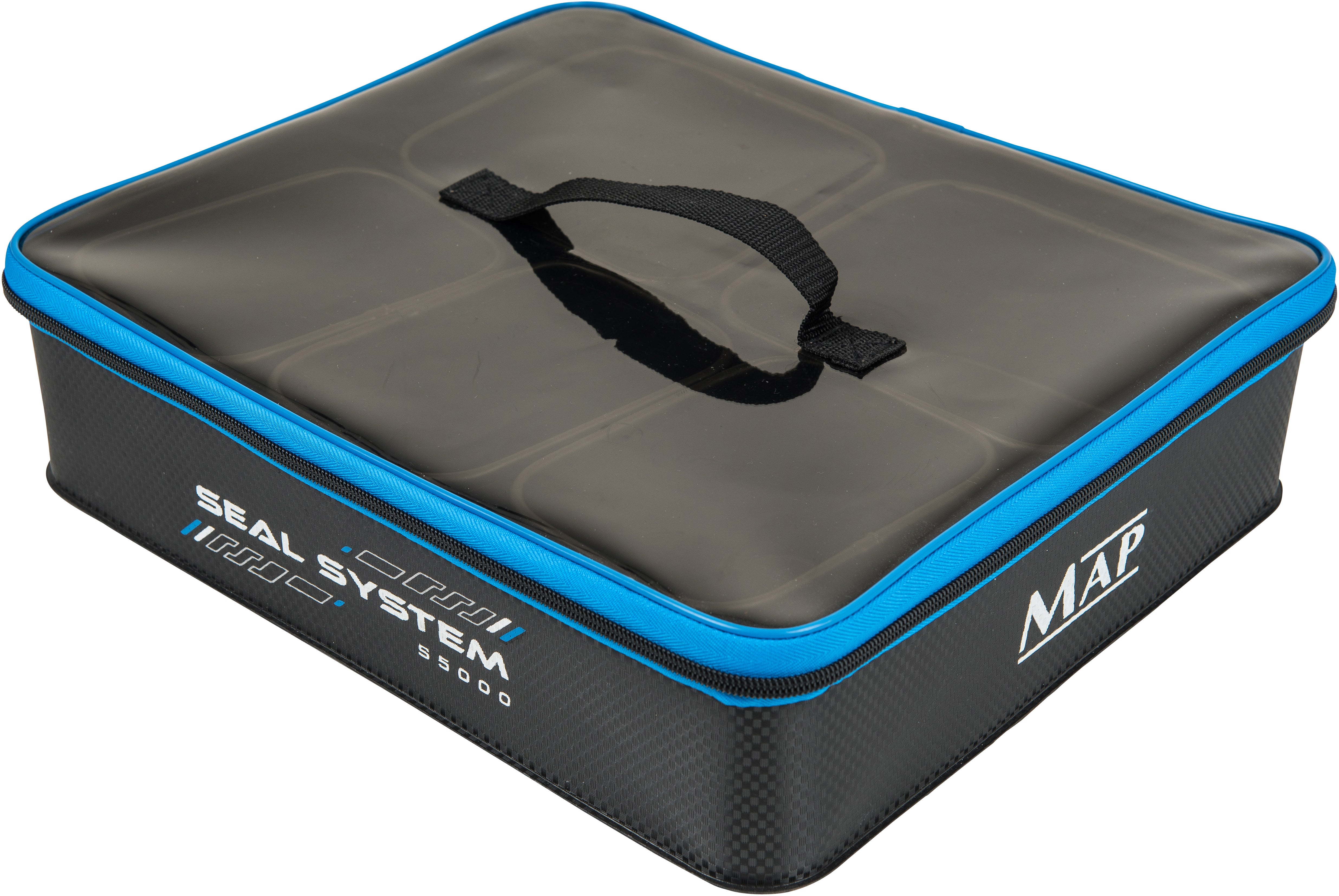 MAP EVA Seal System Bait System 5 Tubs Weatherproof Coarse Fishing Side Tray Box