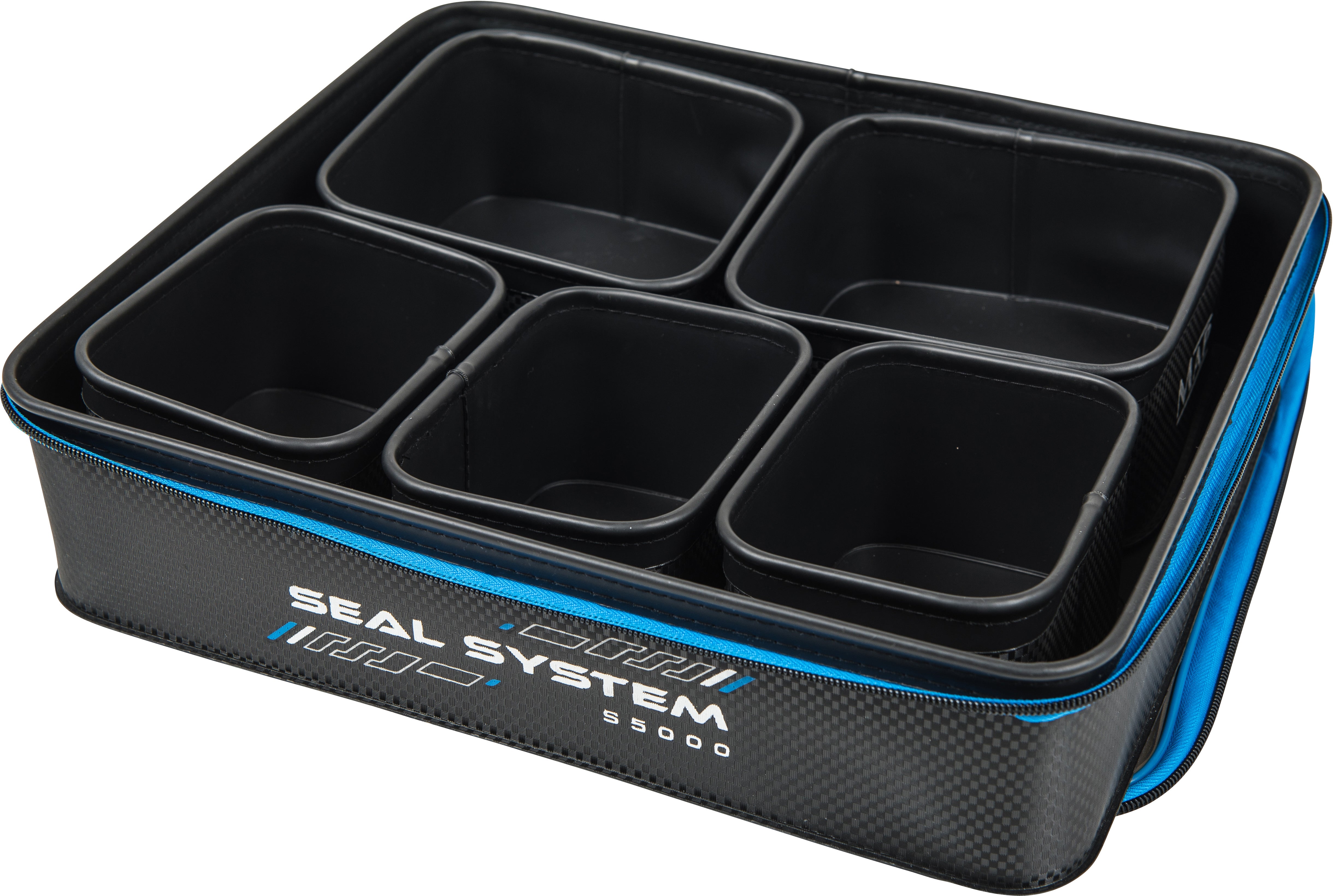 MAP EVA Seal System Bait System 5 Tubs Weatherproof Coarse Fishing Side Tray Box