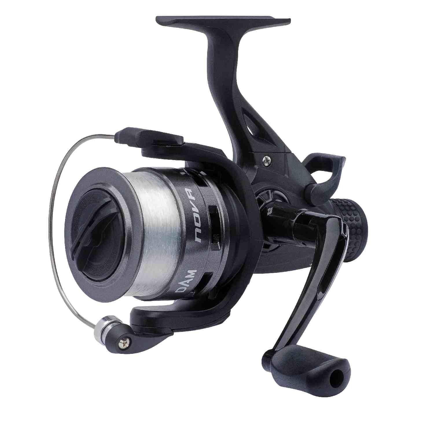 DAM Nova 3000 Free Spool Runner Reel - Pre-Spooled Mono - Carp Feeder Fishing