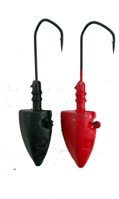 Dinsmores Jig Heads Soft Rubber Lure Fishing Various Sizes 3 Per Pack