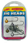 Dinsmores Jig Heads Soft Rubber Lure Fishing Various Sizes 3 Per Pack