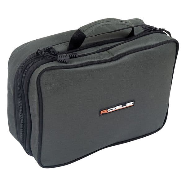 Leeda Rogue Fishing Accessories Kit Bag | Large Tackle Organiser | Green 32cm
