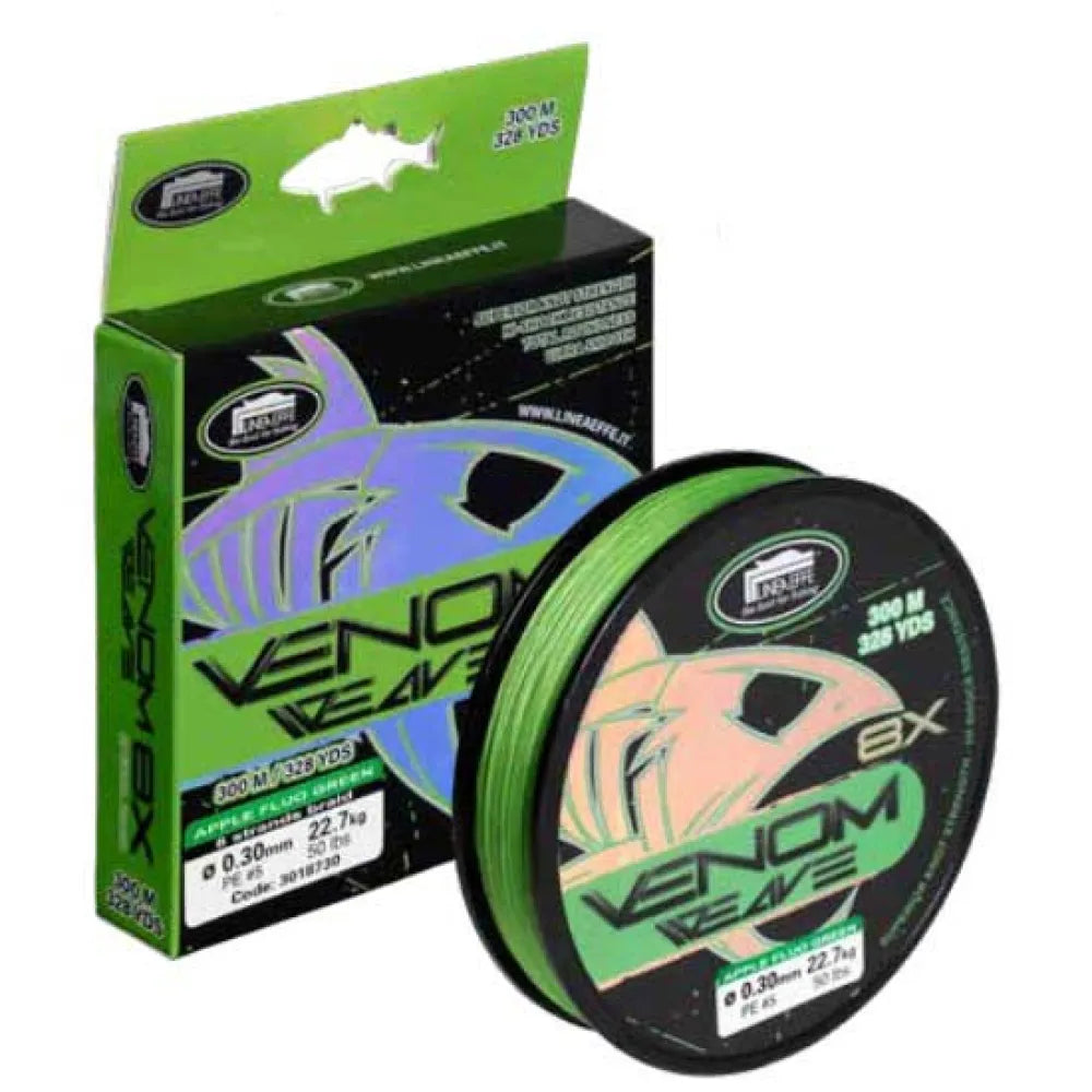 Lineaeffe Venom 8-Strand Braided Mainline - 300m Spools