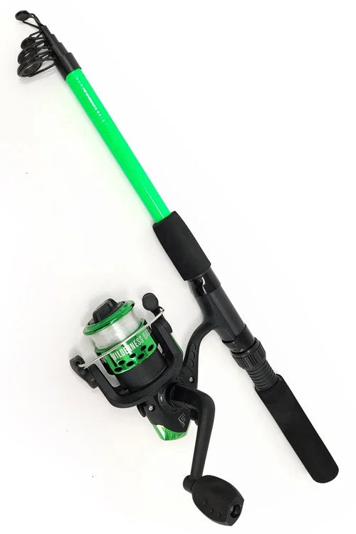 Fladen Wilderness Tele 1.65m Rod and Reel Range - 5-20g