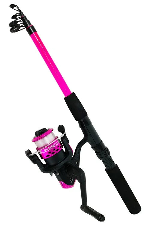Fladen Wilderness Tele 1.65m Rod and Reel Range - 5-20g