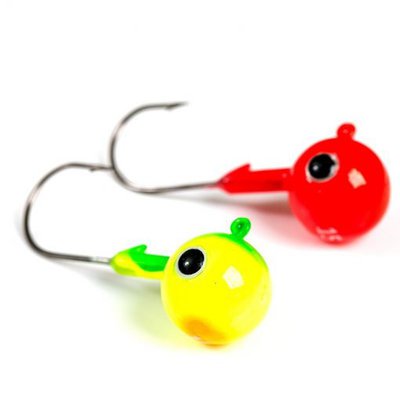 FLADEN Non-Toxic Round Jigheads | Lure Fishing Jigs Sea Freshwater Casting
