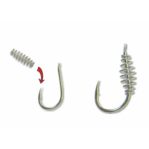 Stonfo Paste Springs - Steel Soft Fishing Bait Holders - Sizes 1 2 3 4 5