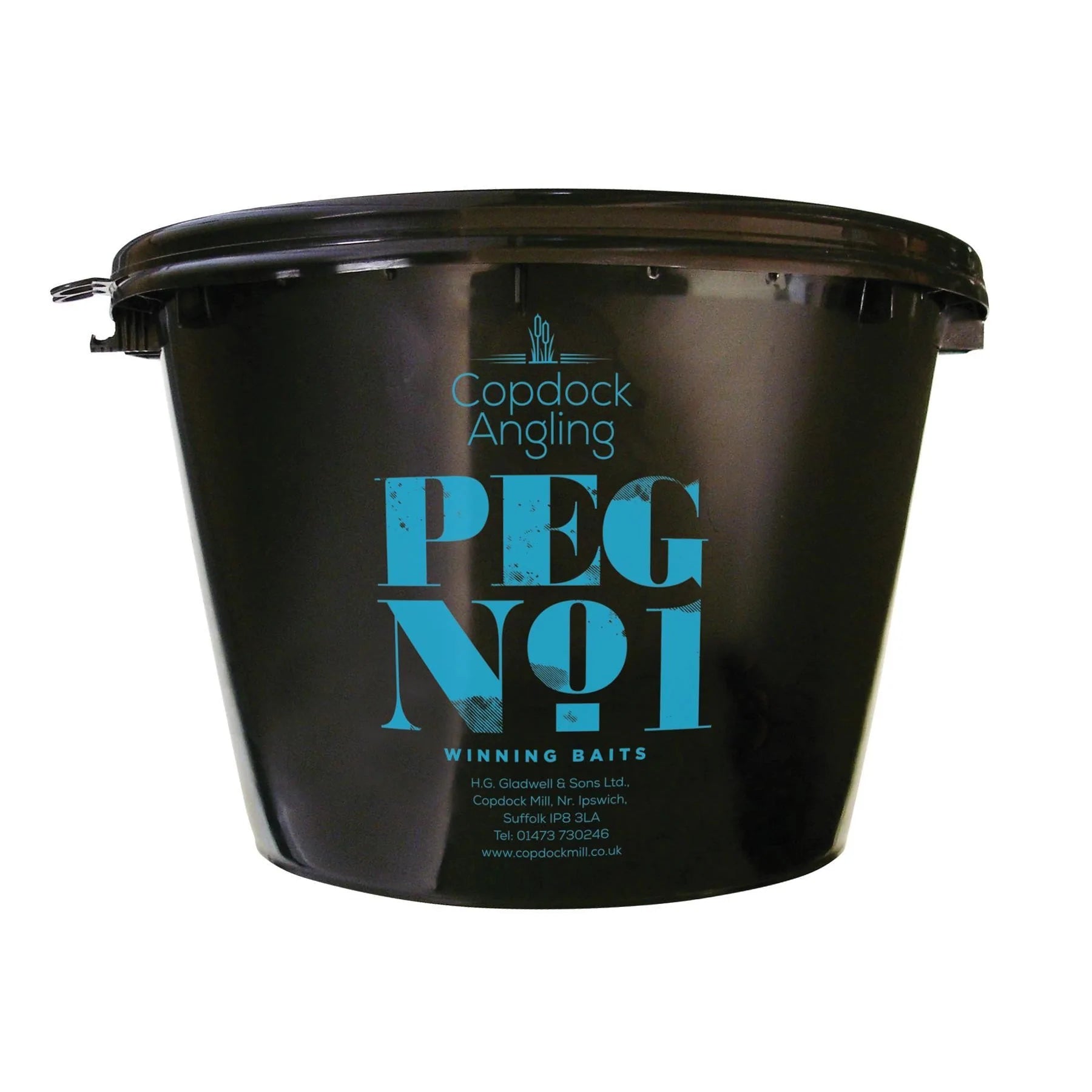 Peg No.1 16L Groundbait Mixing Bucket & Lid - Durable Heavy Duty Match Fishing