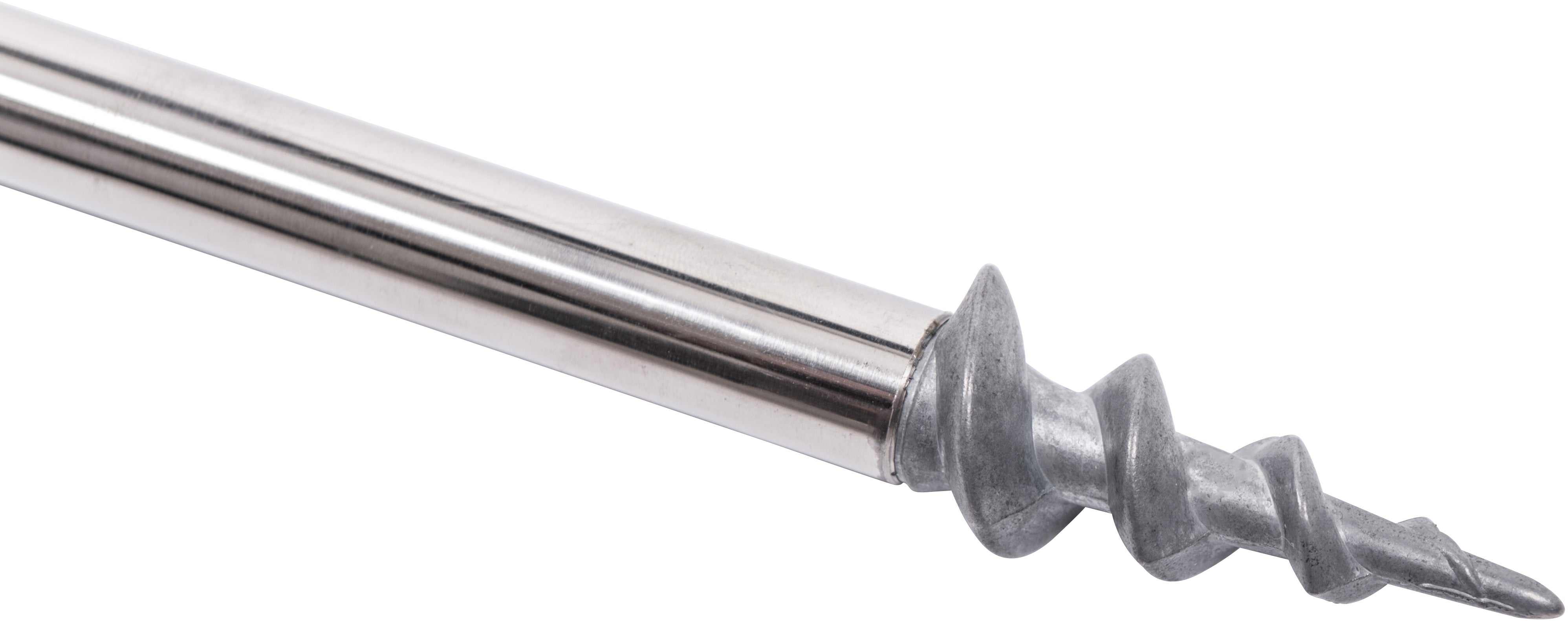 Leeda Q3000 Brolly Spike 30" Stainless Steel Twisted Point Heavy Duty Silver