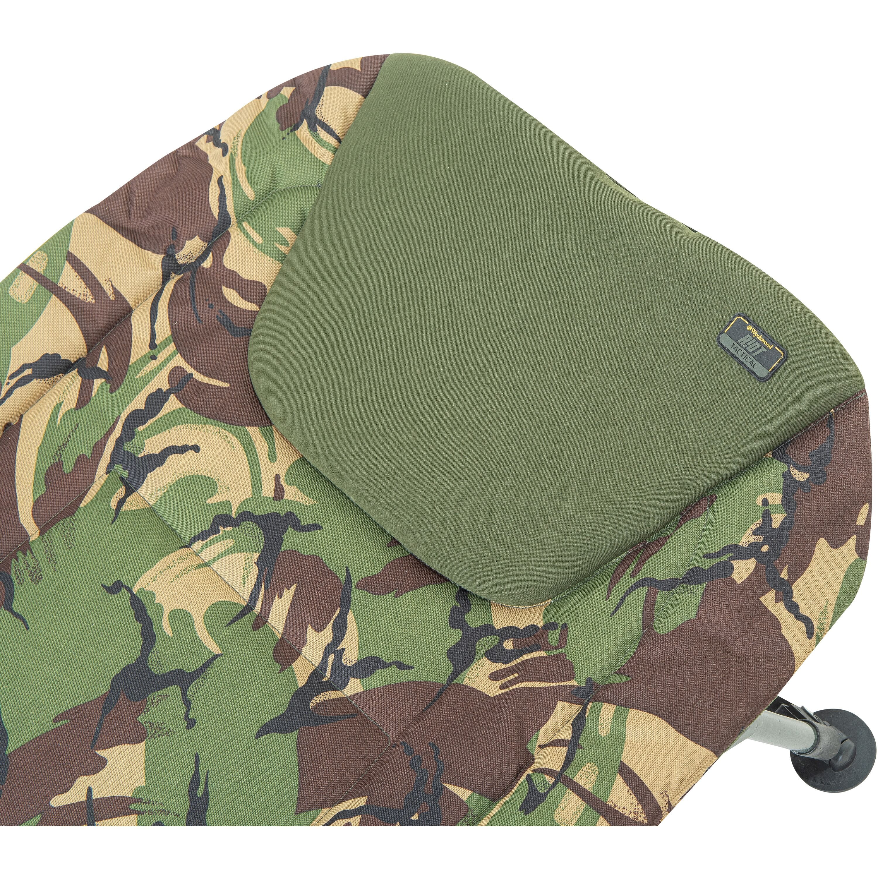 Wychwood Riot Tactical Compact 6-leg Bed Chair | Carp Fishing Bedchair