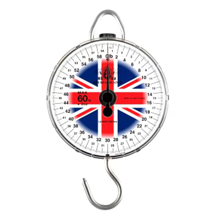 Reuben Heaton Specimen Hunter Scales 60lb x 1oz Union Jack Dial Fish Weighing