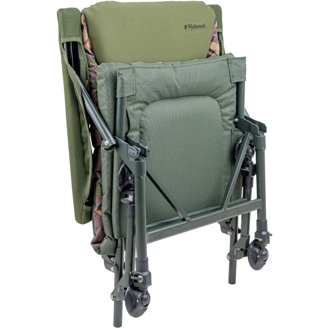 Wychwood Epic Tactical Relax Chair With Arms - DPM Camo Lightweight Fishing Seat