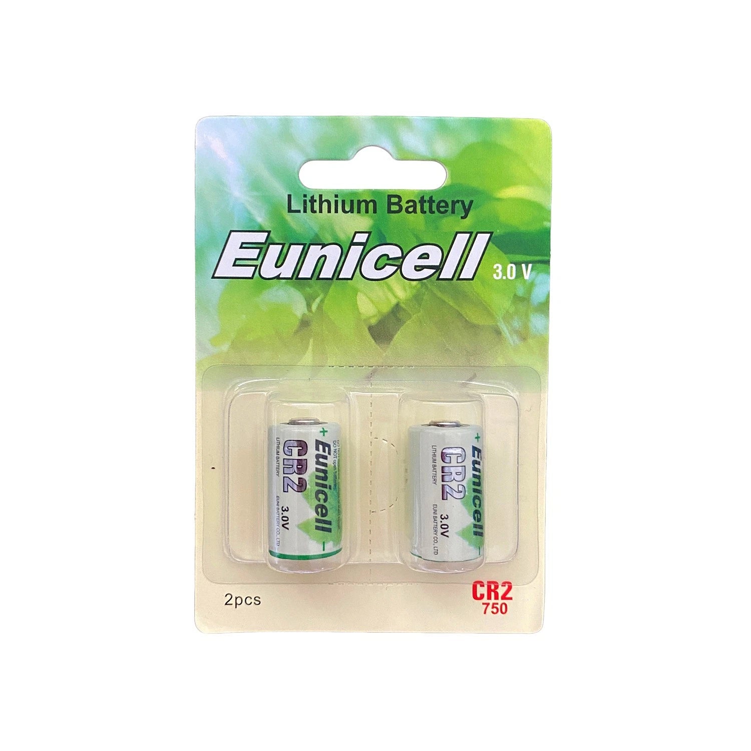 Eunicell CR2 Lithium Batteries Twin Pack | Reliable 3V Bite Alarm Battery x2