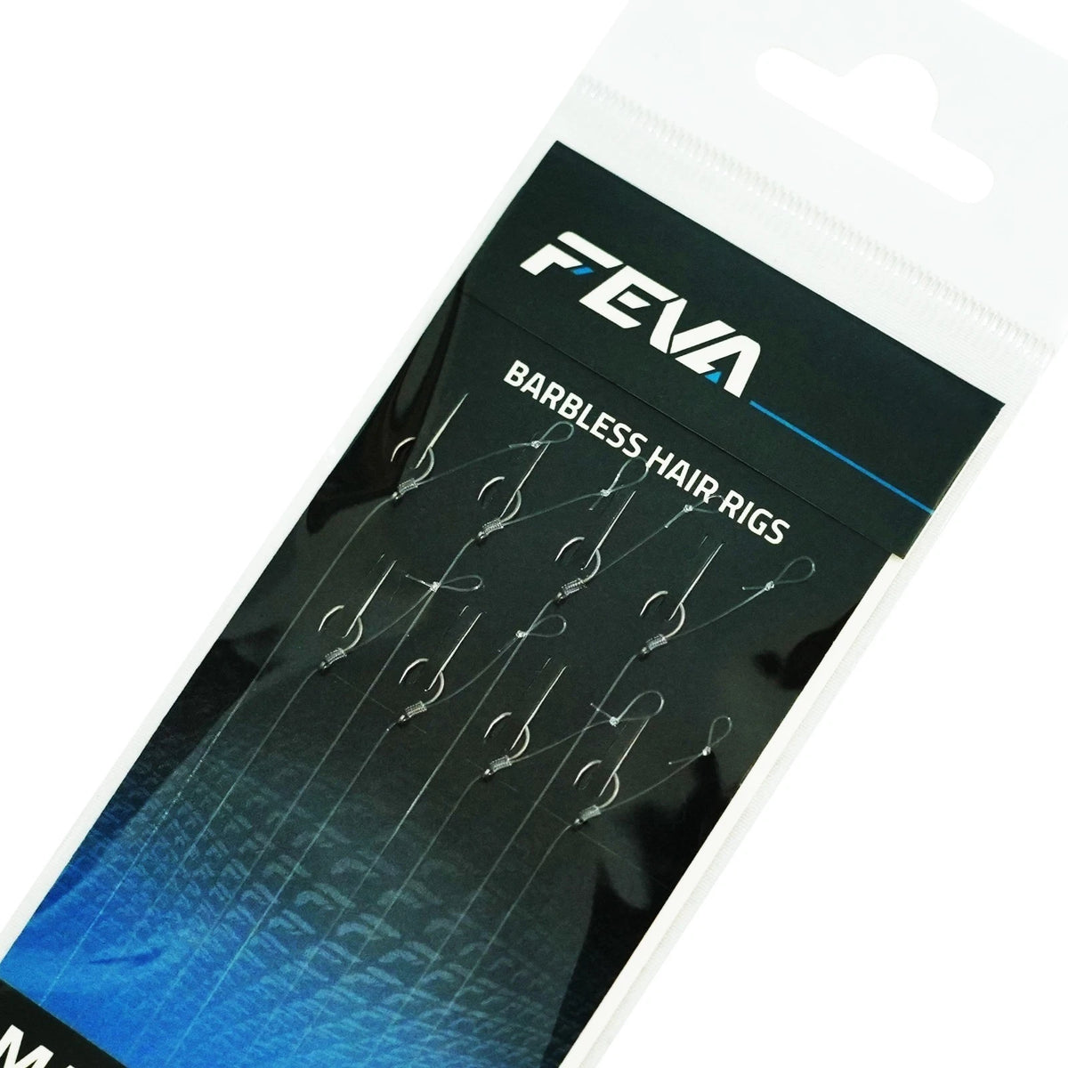 Feva Match Hair Rigs 4 inch Barbless Commercial Carp Feeder Method Wafter Hooks