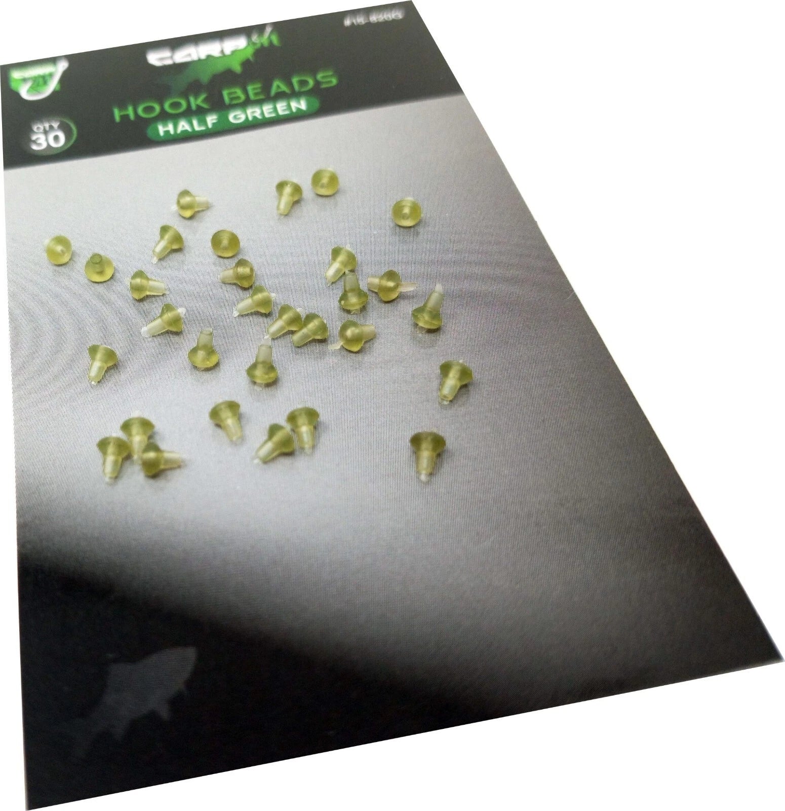 Carp On Hook Beads - Half Green