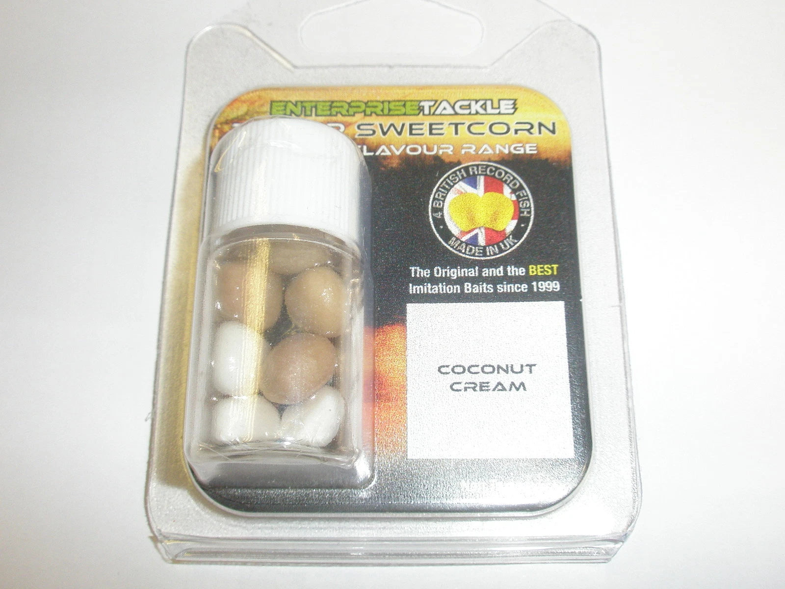 Enterprise Tackle Coconut Cream Imitation Corn White/Beige Pop Up Sweetcorn 8pk