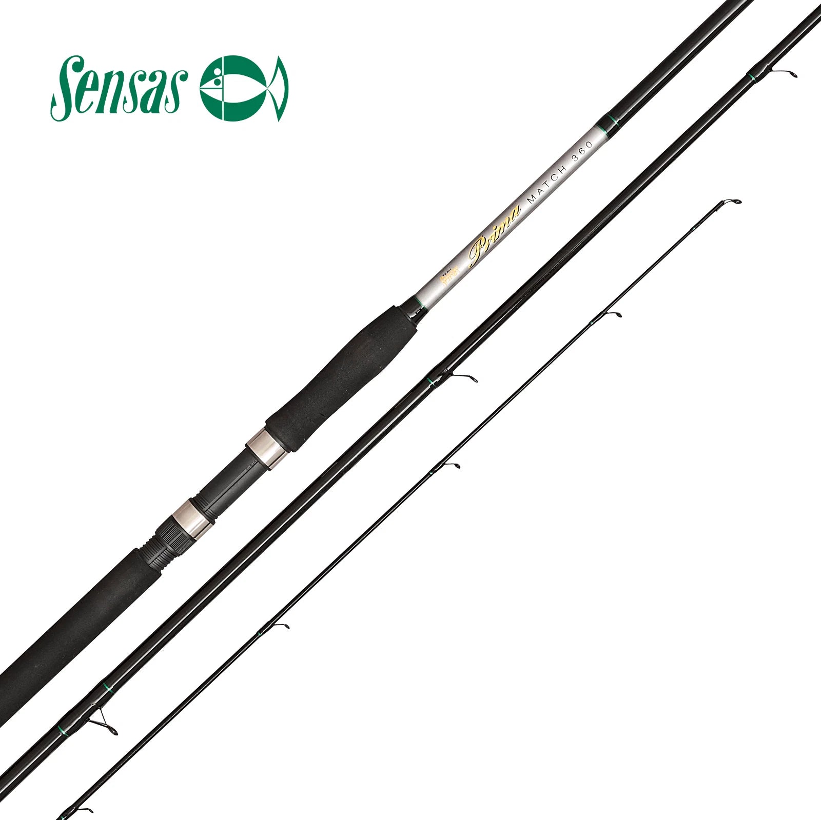 Sensas Prima Match 360 Float Rod 12ft 3-Piece Pellet Waggler Fishing Rod