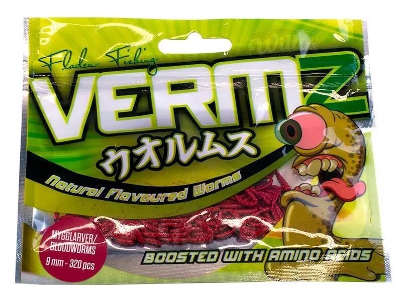 Fladen VERMZ Artificial Maggots, Earthworms, Bloodworm