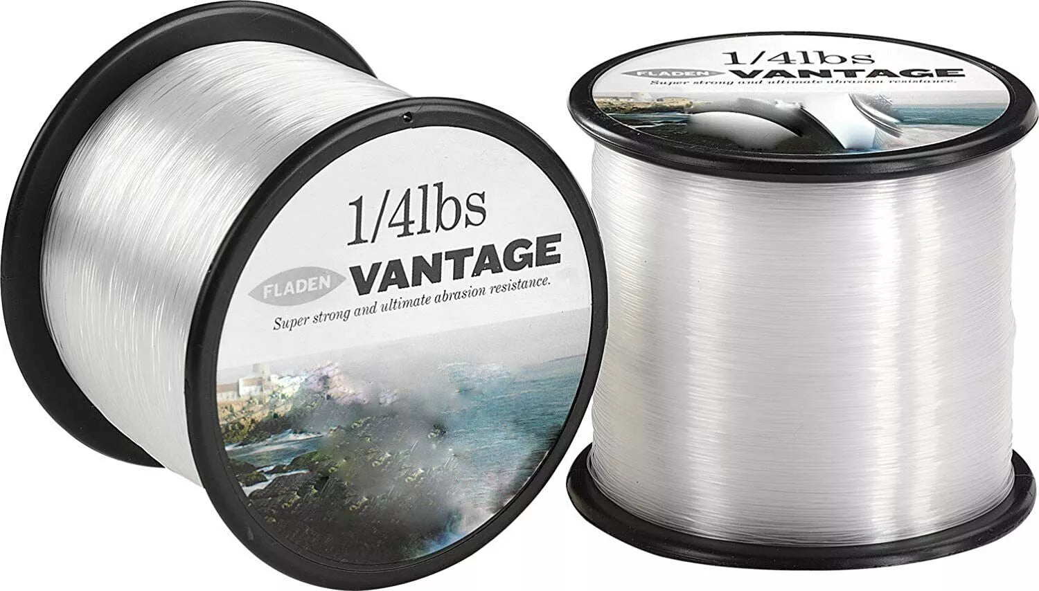 Fladen Vantage Pro Mono Mainline | Bulk Spools | Clear | 1/4lb Spools