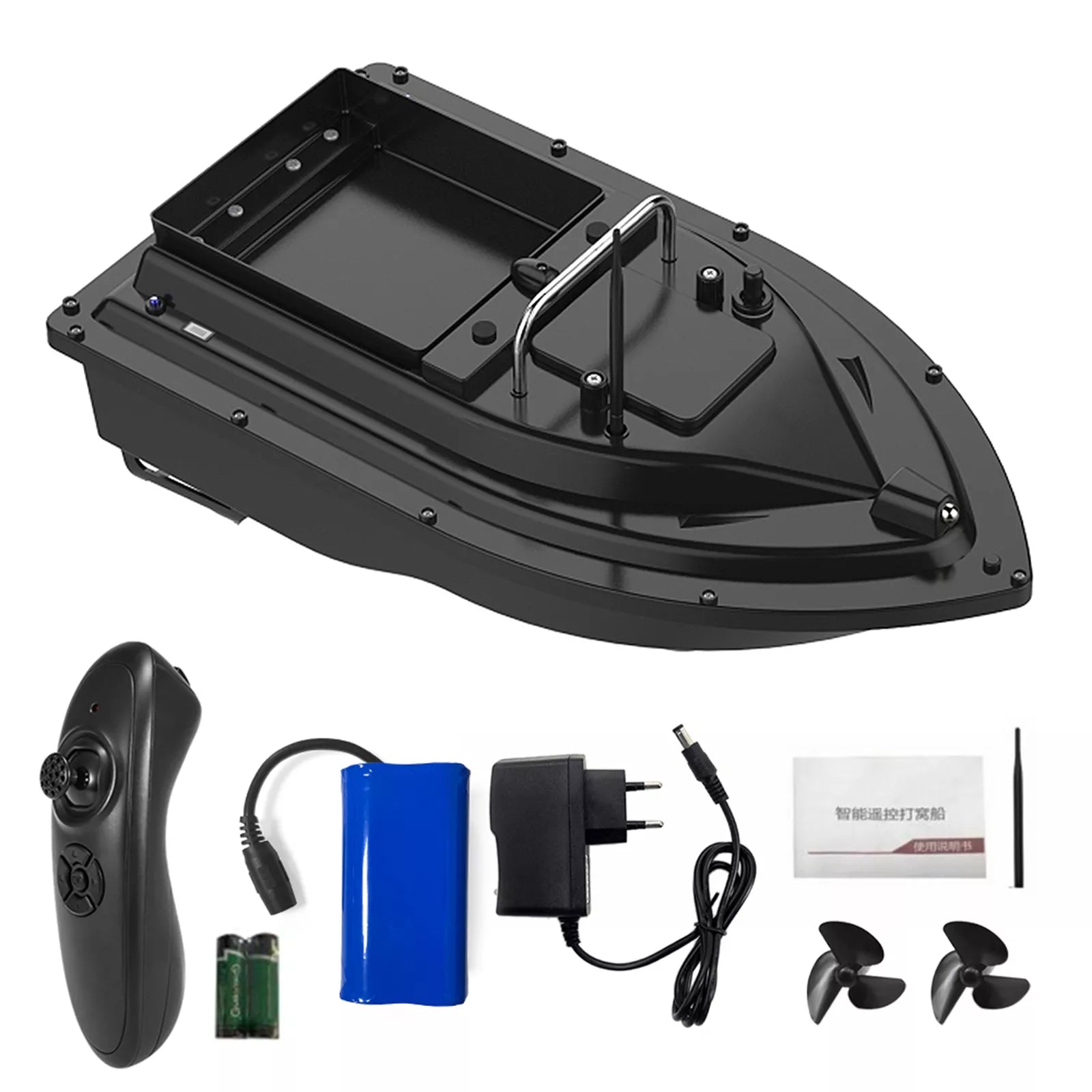 10000mAh Camo Carp Fishing Bait Boat - Big battery life and 400m+ range