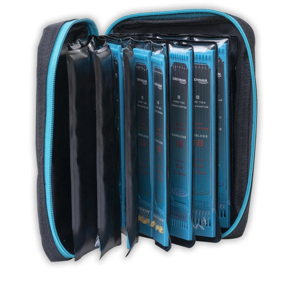 Drennan Hook Book Hooklink Plate System | Loaded with 200 Drennan Hook Book with 200 Fishing Rigs | Tackle Storage