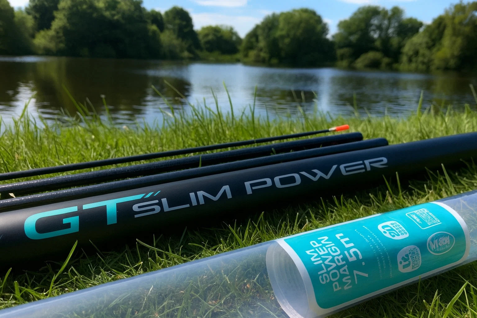 Leeda Concept Match Slim 7.5m Margin Pole + 2 Pre Elasticated Top Kits Carp No20