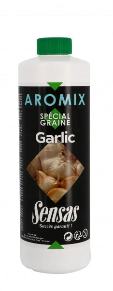 Sensas Aromix Garlic Big Fish Additive / Attractant 500ml Bottles