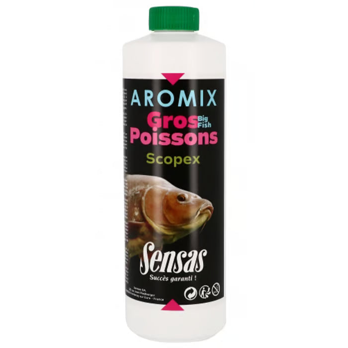 Sensas Aromix Scopex Big Fish Additive - Syrupy Groundbait Liquid & PVA Friendly