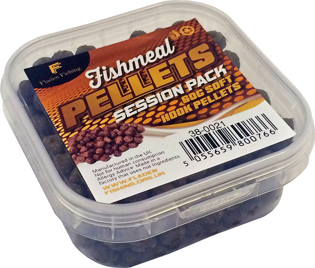 Fladen Session Pack 60g Soft hook Pellets - Fishmeal, Monster crab, Scopex